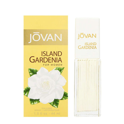 Jovan Island Gardenia Eau de Cologne Spray 1.5 fl oz (Pack of 1), Notes of Neroli, Gardenia, and Sandalwood, Women's Fragrance, Long Lasting, Everyday Fragrance, Travel Size