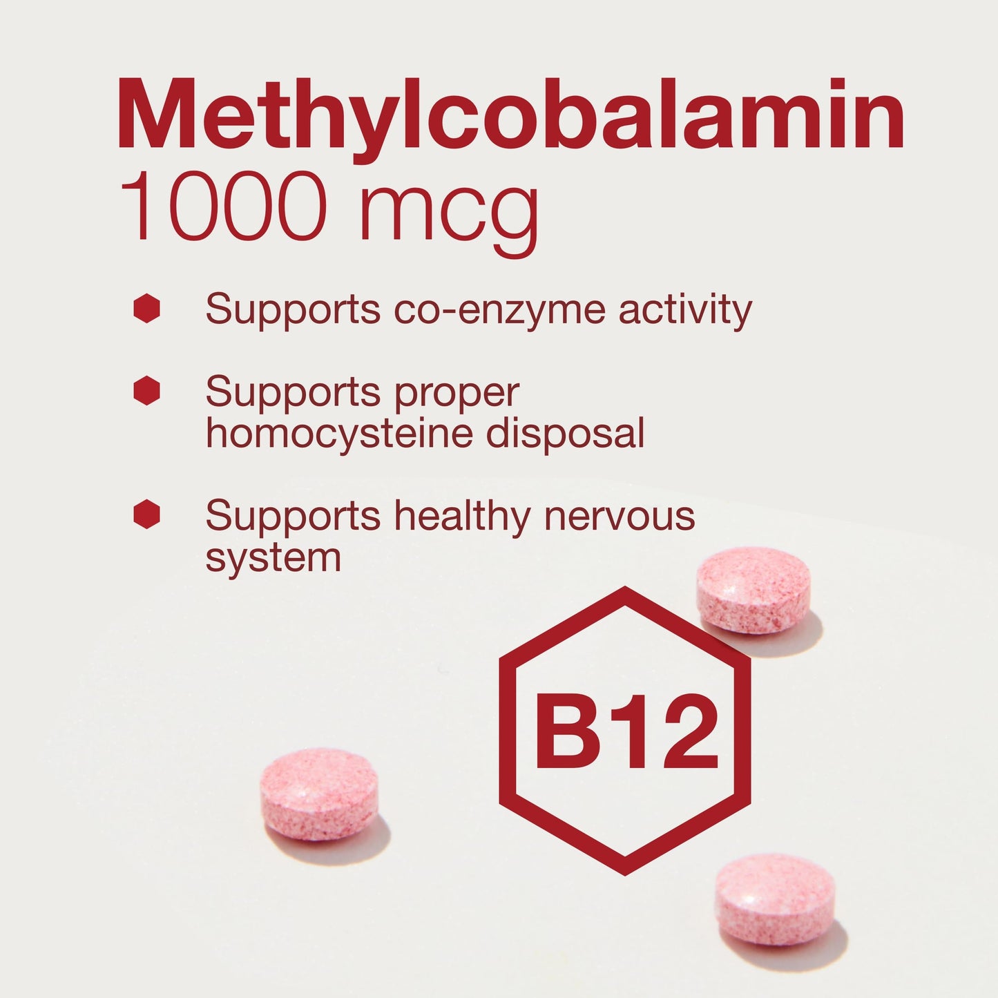 PROTOCOL FOR LIFE BALANCE Methyl B12 5,000 mcg, Brain Health*, 60 Lozenges | Vitamin B12 for Homocysteine Metabolism*, Support Brain Health and Health Nervous System*, Kosher, Halal, and Vegan