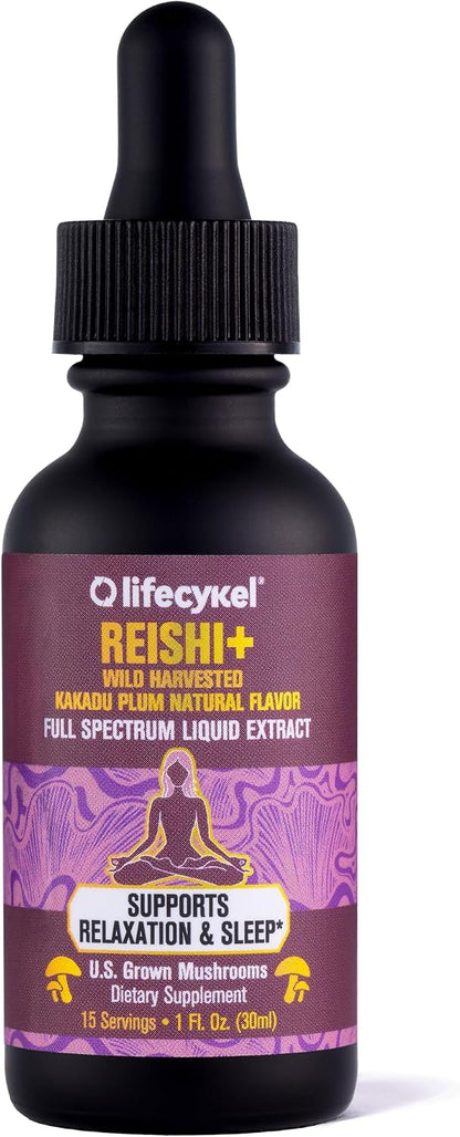 Life Cykel Reishi+ Turkey Tail+ Shiitake 4 Fl oz Bundle