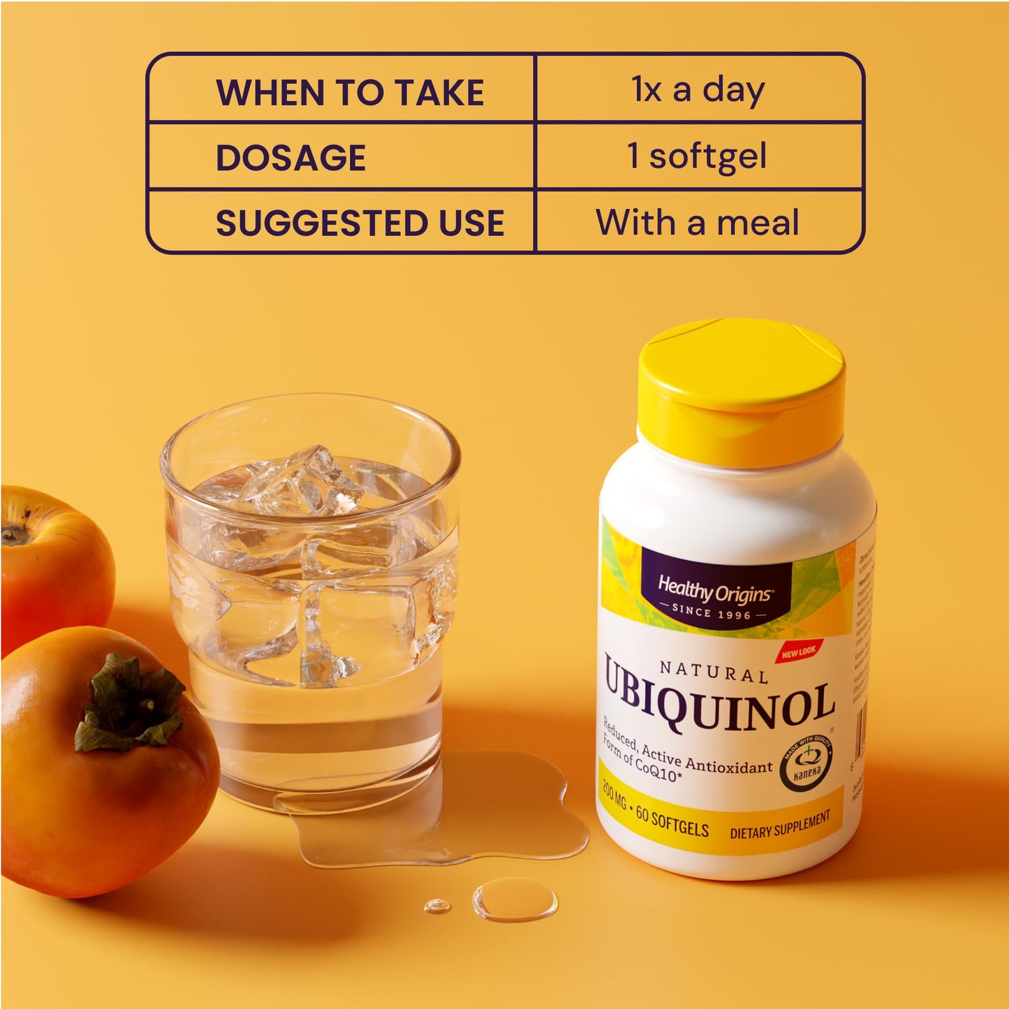 Healthy Origins Ubiquinol CoQ10 200 mg, Non-GMO, 60 Softgels