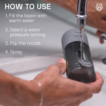 Wush Pro by Black Wolf - The Original Deluxe Water Powered Ear Cleaner with 6 Reusable