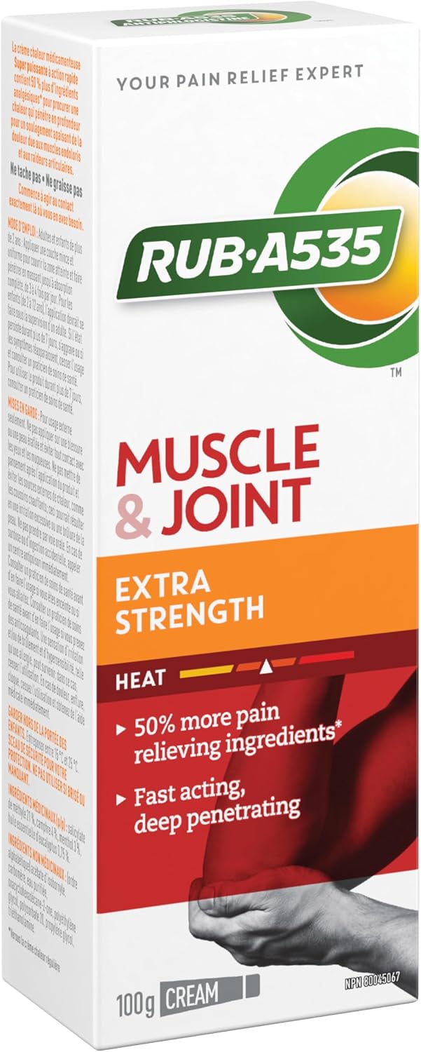 RUB A535 EXTRA STRENGTH CREAM For Relief of Arthritis, Rheumatic Pain, Muscle Pain, Joint & Back Pain 100 g