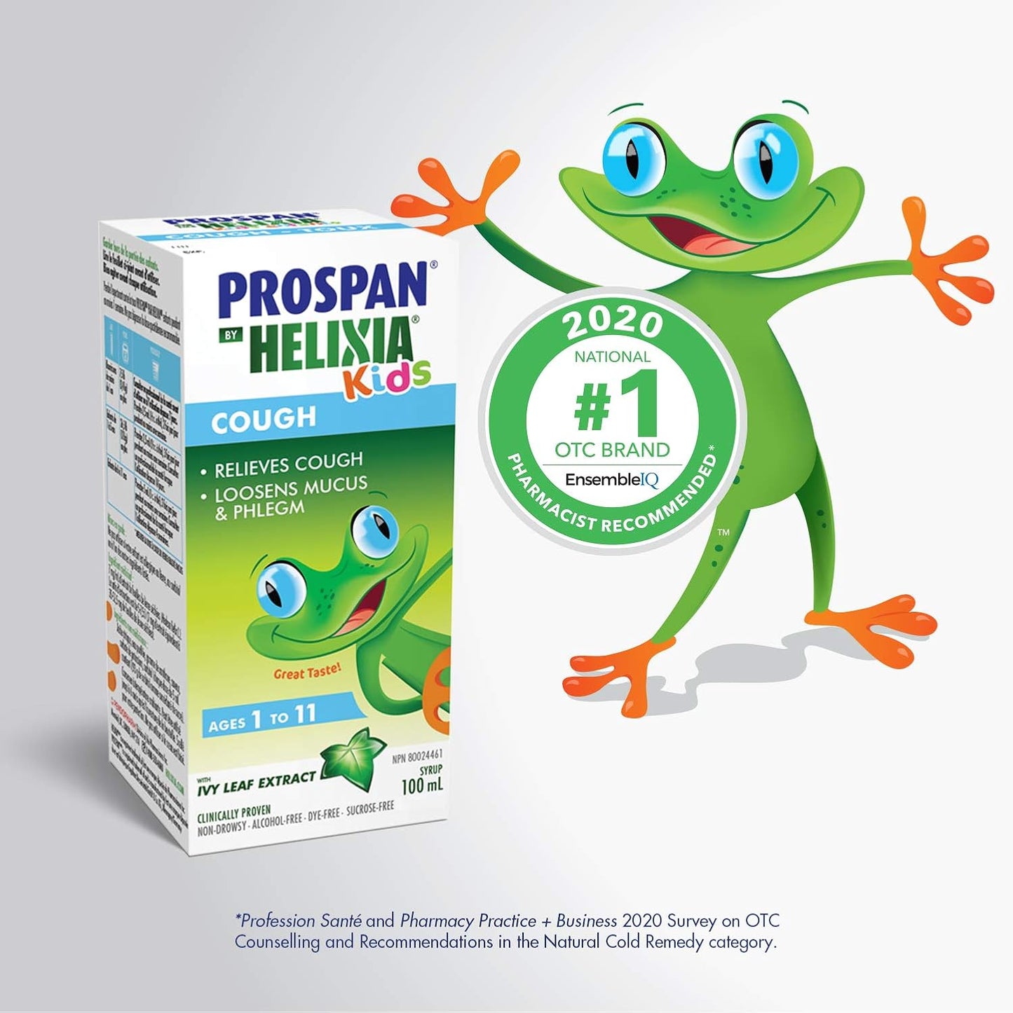 Helixia Prospan Children's Cough Syrup Ages 1 to 11 (200ml Large Size) (200ml)