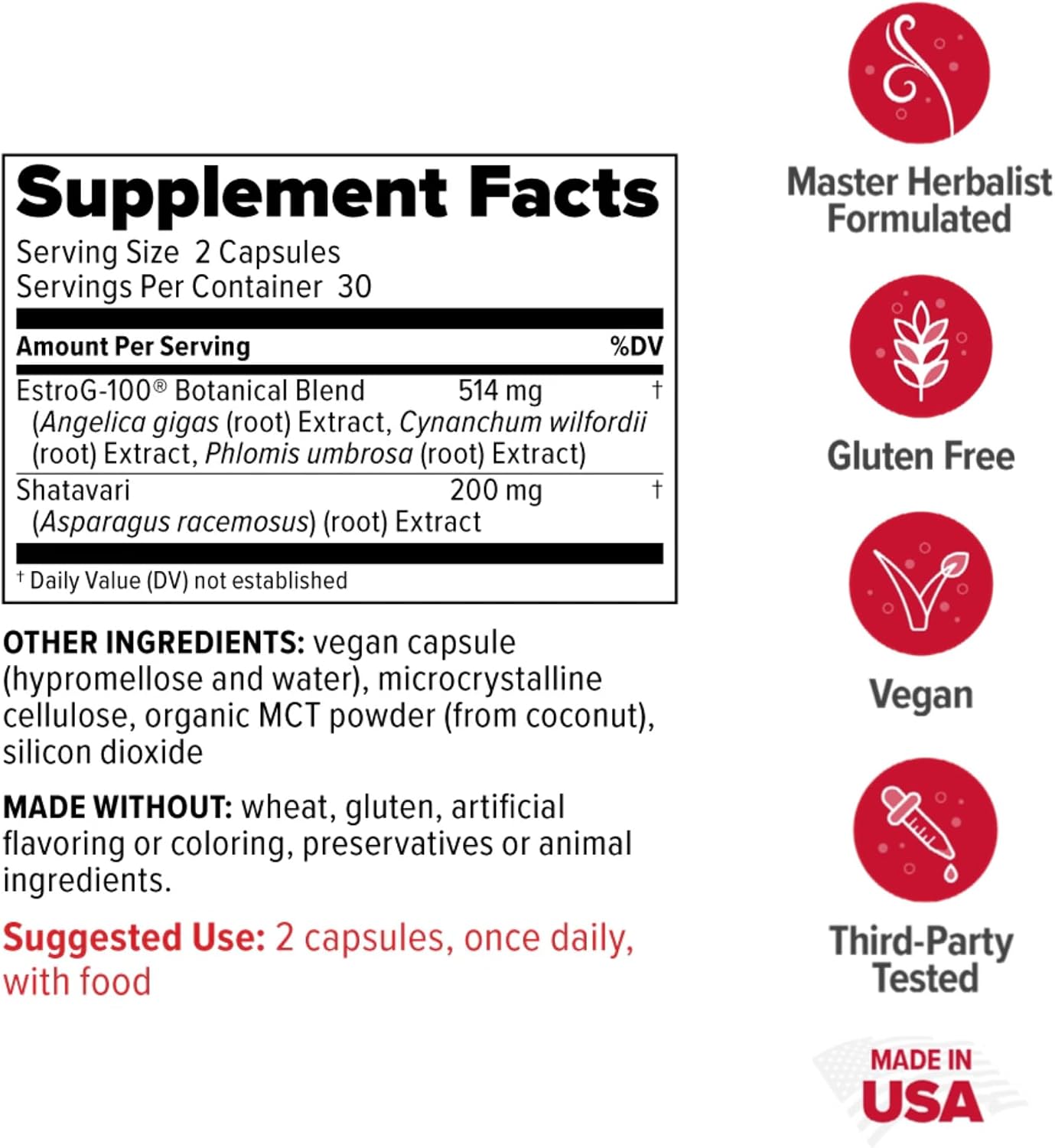 Redd Remedies 120/80 Care, 60 Capsules, and MenoWise, 60 Capsules