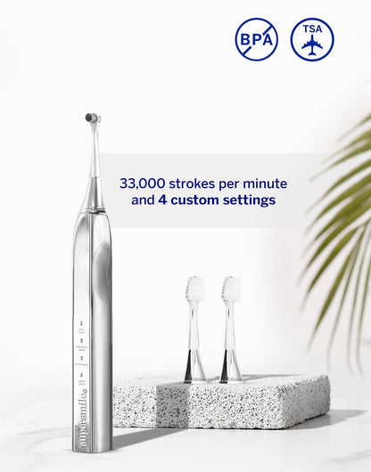 Supersmile Zina45 Sonic Pulse Toothbrush, Rechargeable Electric