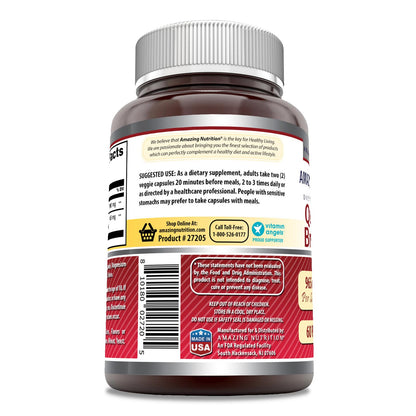 Amazing Formulas Quercetin 800mg with Bromelain 165mg, 120 Veggie Capsules Supplement | Non-GMO | Gluten Free | Made in USA