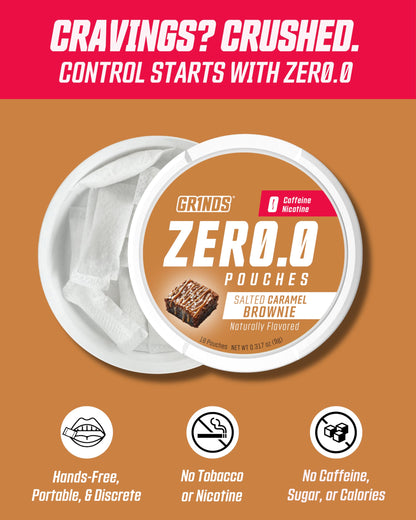 GRINDS Focus Pouches | Naturally Flavored with Nootropic Ingredients | Contains Alpha GPC and L-Theanine | Sugar-Free | 3 Pack | 18 Pouches Per Can | Blue Raspberry