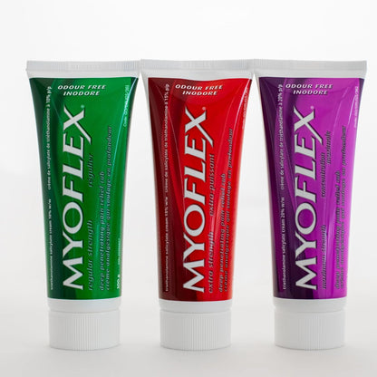 Myoflex Pain Relief Rub | Odourless | Provides Deep Penetrating Relief of Muscle Soreness & Joint Pain | Menthol Free | Stain Free | Non-Greasy | Great for Ages 2+ | 100 Grams (Maximum Strength)