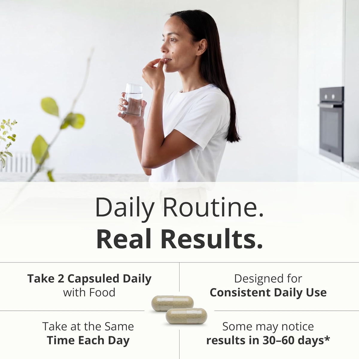 Psyllium Husk Capsules 1080mg - 60 Psyllium Fiber Capsules for Regularity