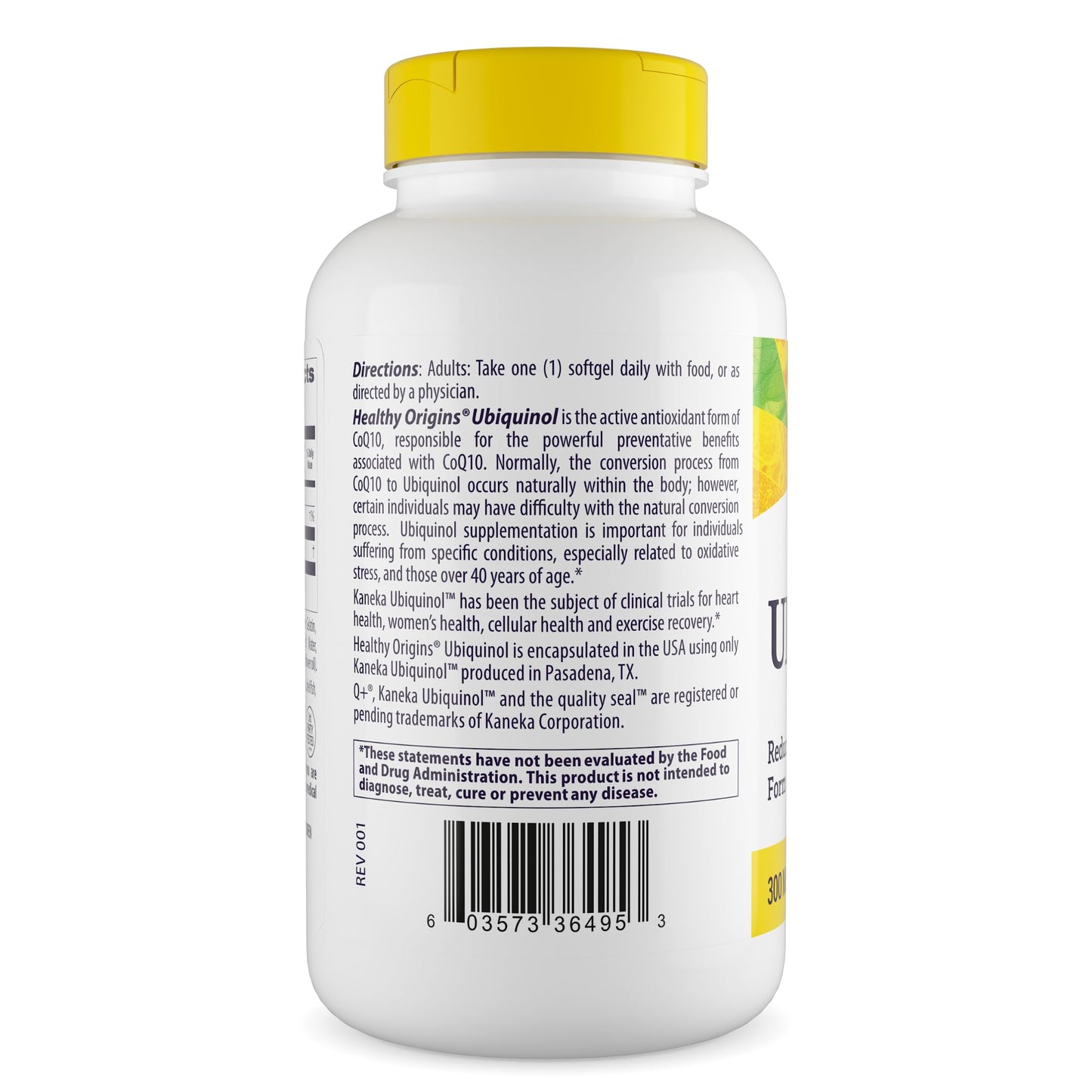 Healthy Origins Ubiquinol CoQ10 300 mg, Kaneka, 60 Softgels