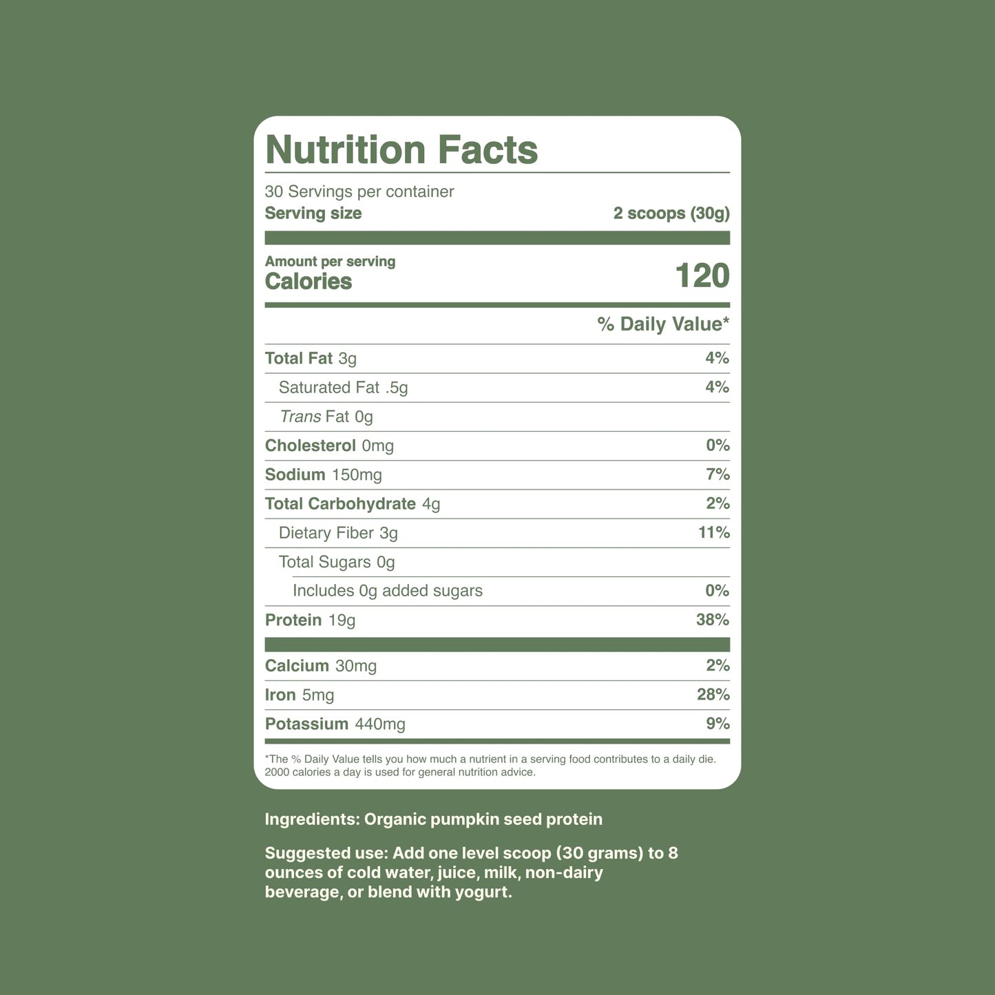 Dr. Murray's Super Foods 3 Seed Protein Powder - Pumpkin Flax Sunflower | Vegan Plant Protein | No Artificial Additives | GMP Certified | Unflavored, 1 lb.
