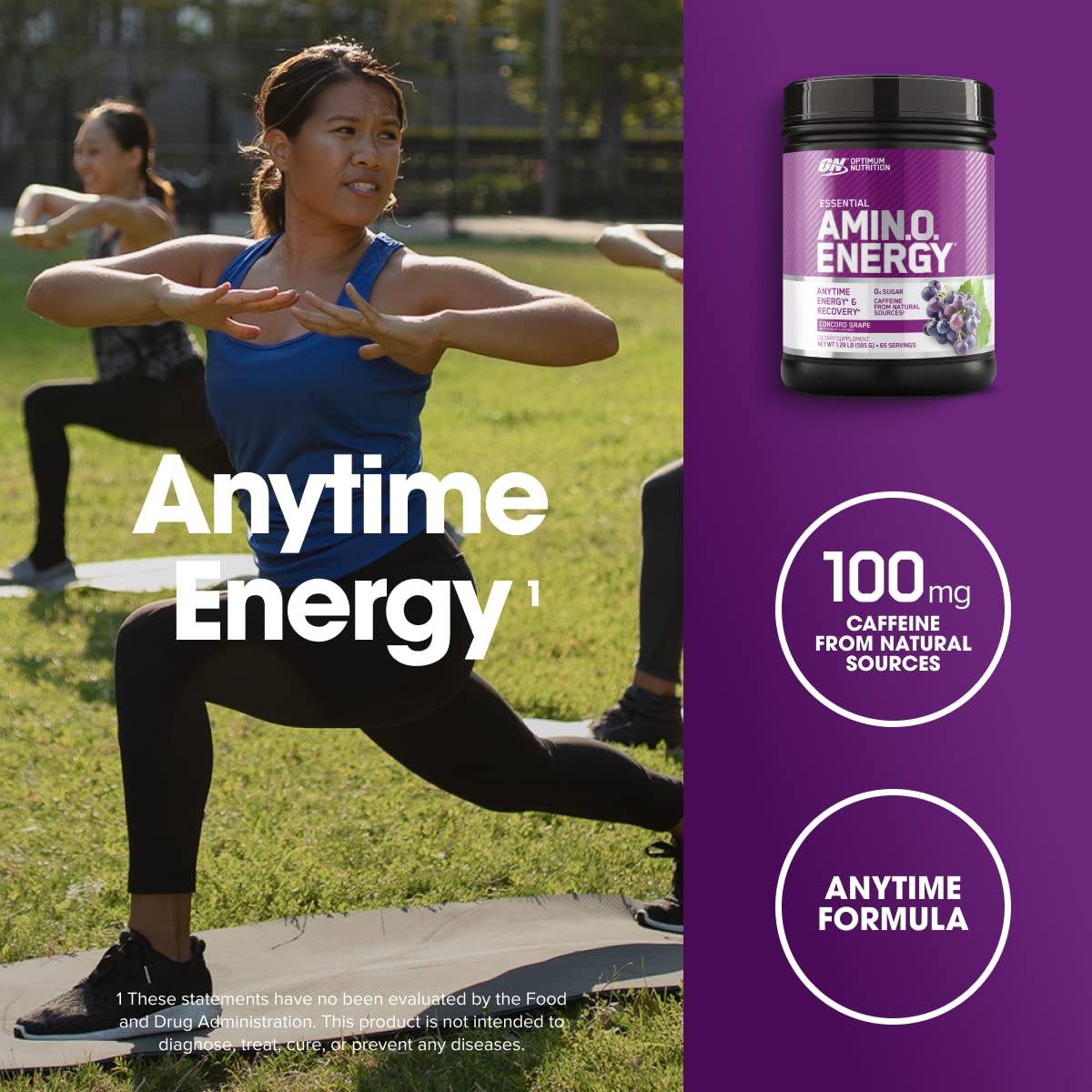 Optimum Nutrition Amino Energy - Pre Workout with Green Tea, BCAA, Amino Acids