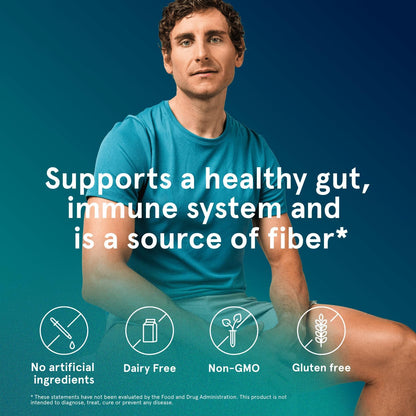 Puori Daily Probiotics & Prebiotics for Digetive & Gut Health - Immune Support Supplement with 13 Billion CFU & 4g Dietary Fiber - Shelf Stable for Bloating & Gas Relief