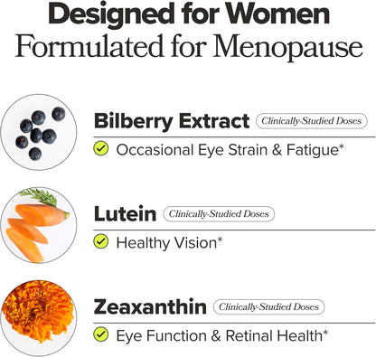 MENO Eye Health for Eye Strain, Dryness, & Tear Production – 30-Day Supply