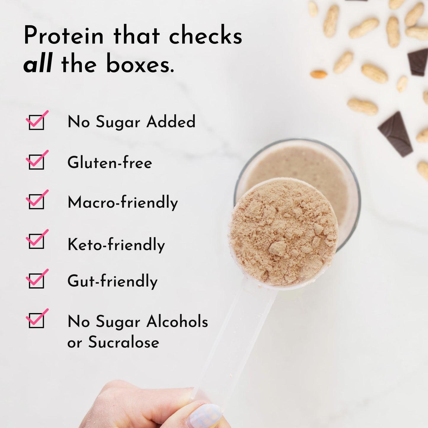 JUST INGREDIENTS Vanilla Bean Protein Powder – 20-Serving Blend with 100% Grass-Fed Whey & Organic Plant Proteins – Real Vanilla Bean & Cinnamon – Supports Muscle Recovery, Energy*