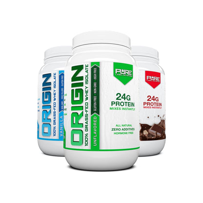Pure Label Nutrition 100% Grass Fed Whey Protein Isolate Unflavored-Keto-Low Carb