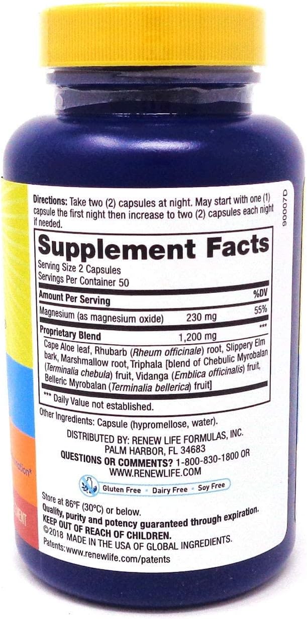 Renew Life Cleanse More Herbal & Mineral Formula, 100 Capsules
