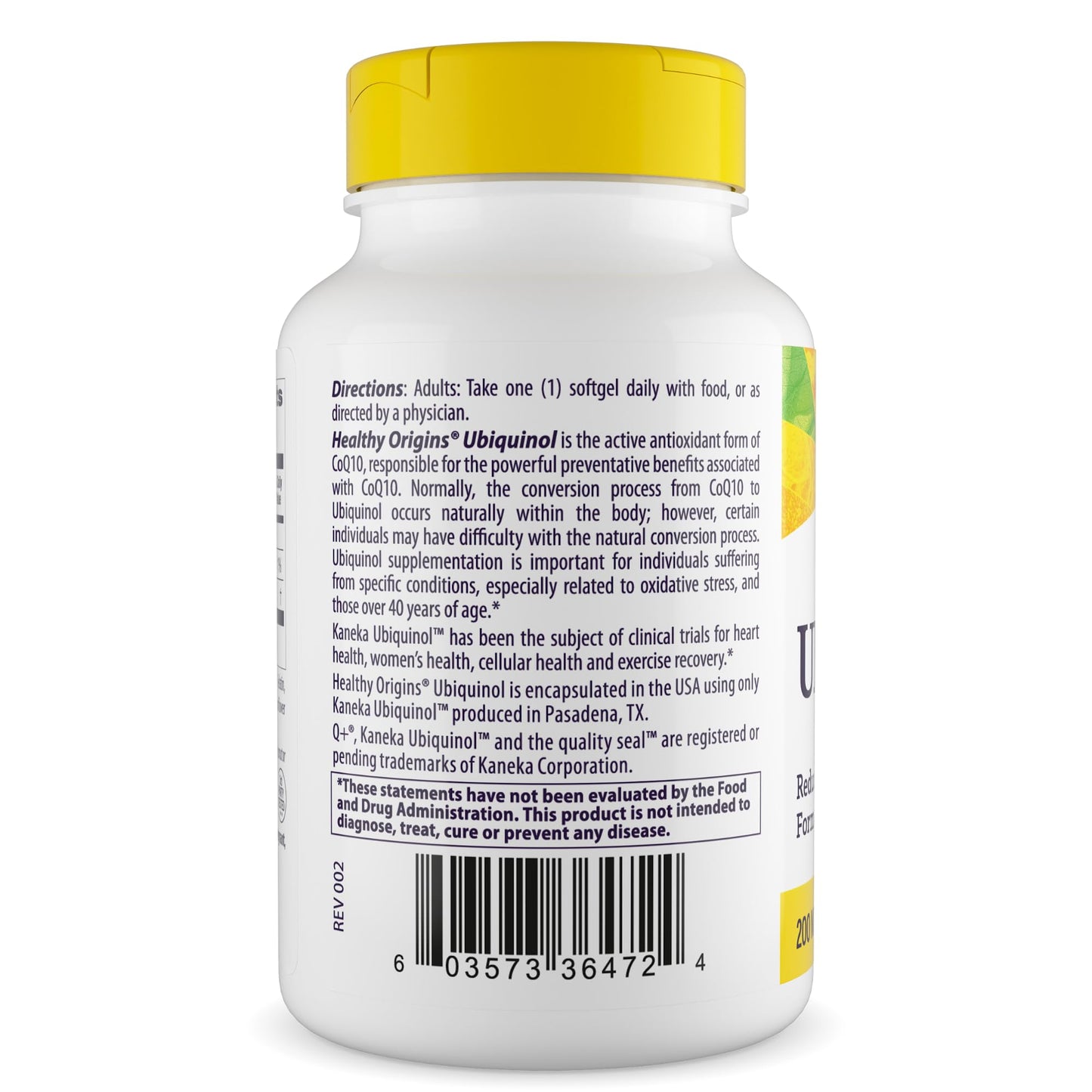 Healthy Origins Ubiquinol CoQ10 200 mg, Non-GMO, 60 Softgels