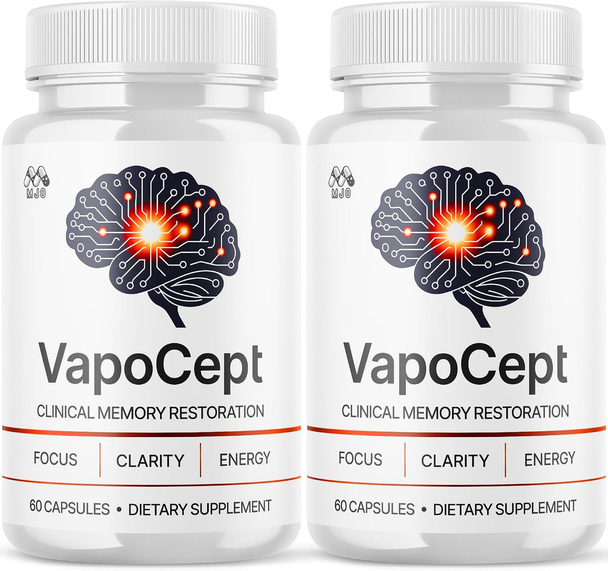 Vapocept Capsules, Brain Health Support Supplement Pill 2-Pack 120 Capsules