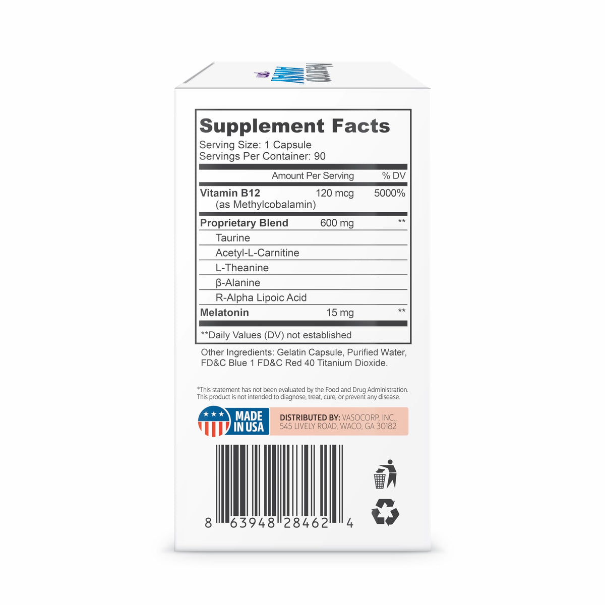 NeuropAWAY Nerve Support PM | 90 Capsules