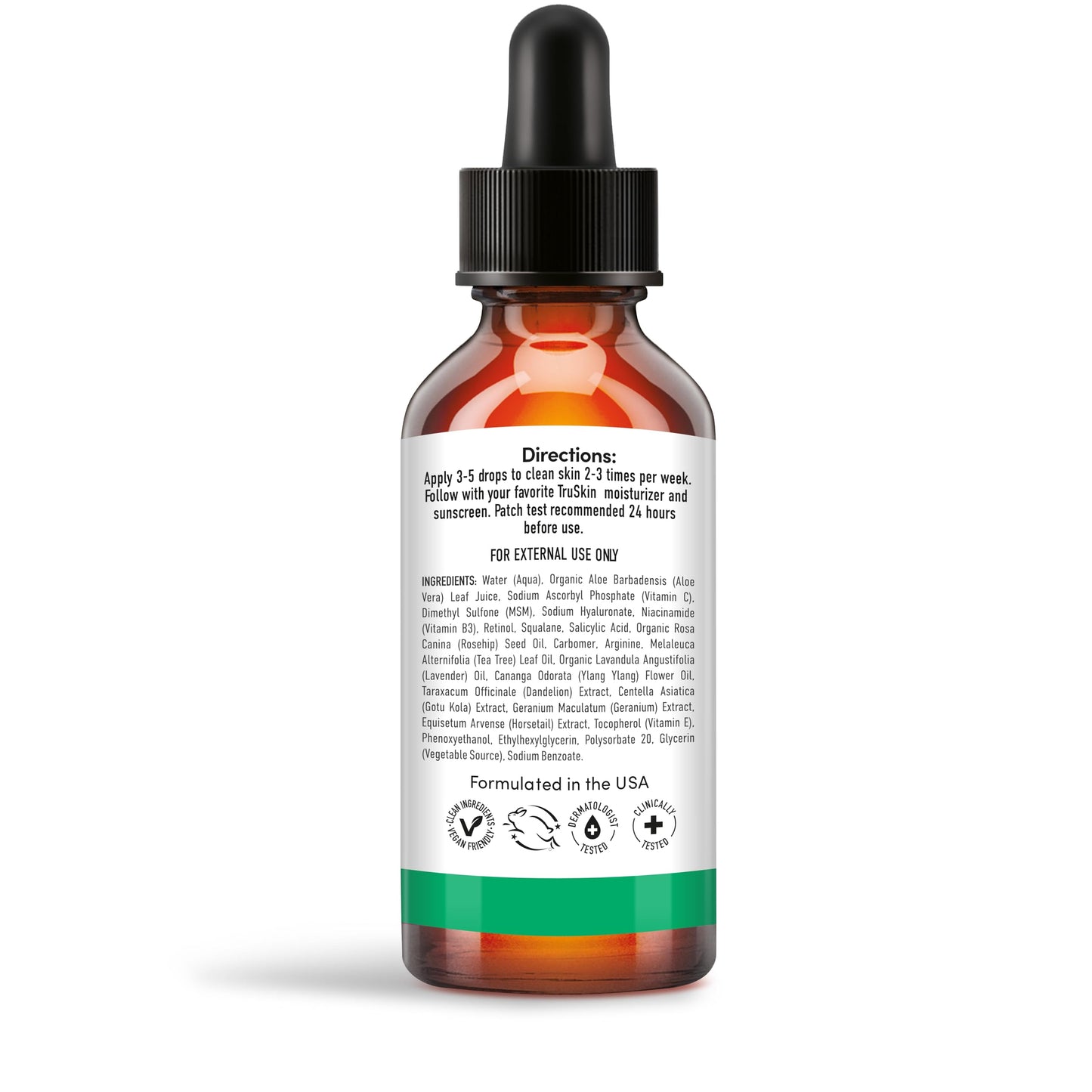 TruSkin Tea Tree Acne Serum with Salicylic Acid & Retinol, 1 fl oz | Helps to clarify acne-prone skin, refine the look of pores & complexion with Tea Tree, Niacinamide, and Vitamin C