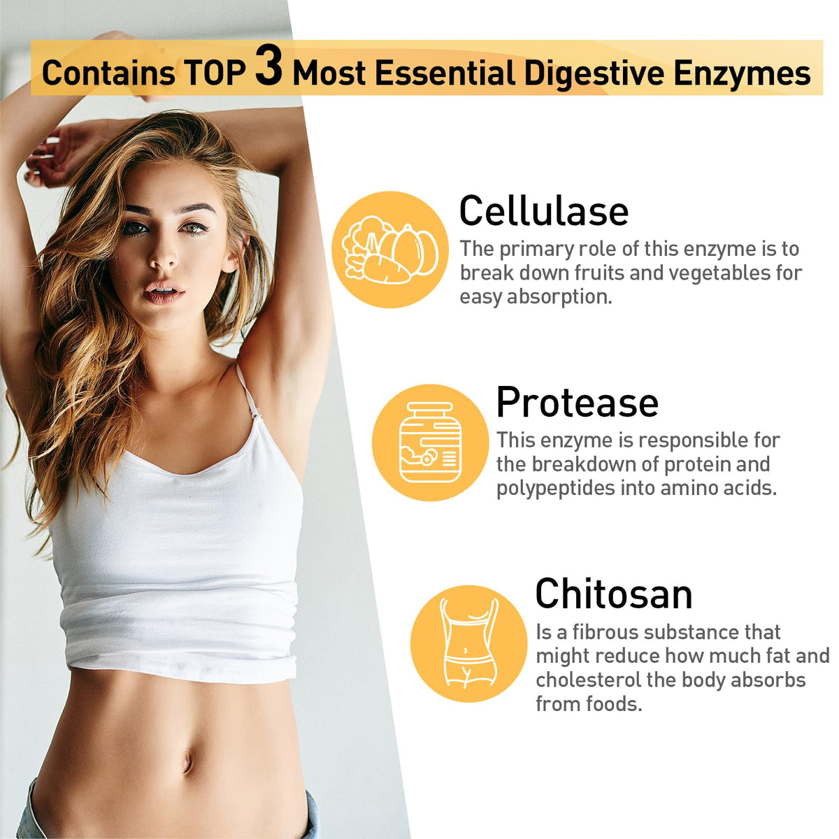 Probiotics for Women & Men, 300 Billion CFU 11 Strains, Probiotic with Organic Herbal