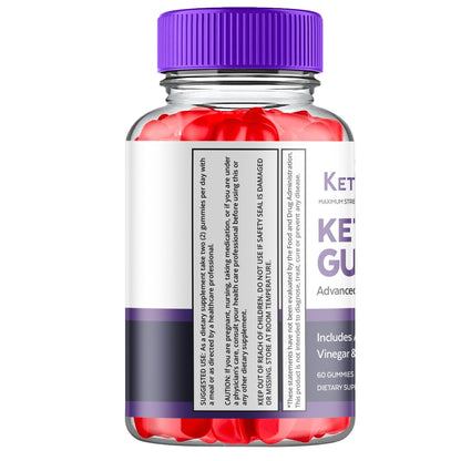 (5 Pack) Keto Ripped ACV Gummies, Keto Ripped ACV Gummies Advanced Weight Loss