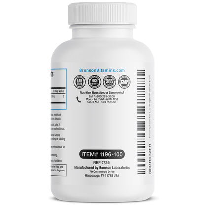 Bronson Hyaluronic Acid 200 MG High Potency Joint Health & Healthy Skin Support, Non-GMO, 200 Vegetarian Capsules