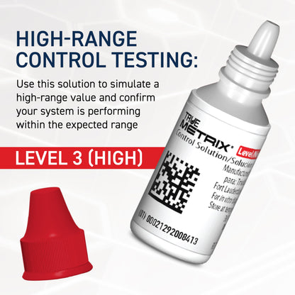 TRUE METRIX Control Solution Bundle, Level 1, 2, 3 Solutions | Solutions and TRUEplus Log Book, for Use with TRUE METRIX Blood Glucose Test Strips, Use to Confirm System Works Correctly