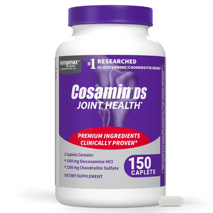 Nutramax Cosamin DS Joint Supplement, Glucosamine Chondroitin, 210 Capsules | Clinically Proven in Published Studies, Trademarked Glucosamine and Chondroitin for Joint Support, Third Party Tested