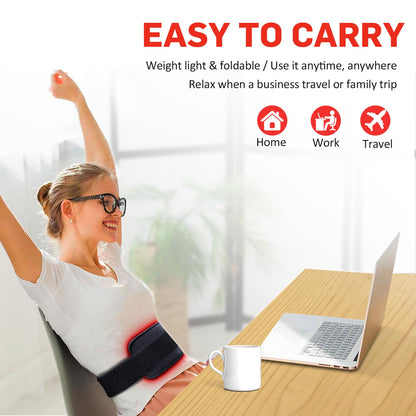Red Light Therapy Belt, Infrared Light Therapy for Body, Wearable Wrap with Timer