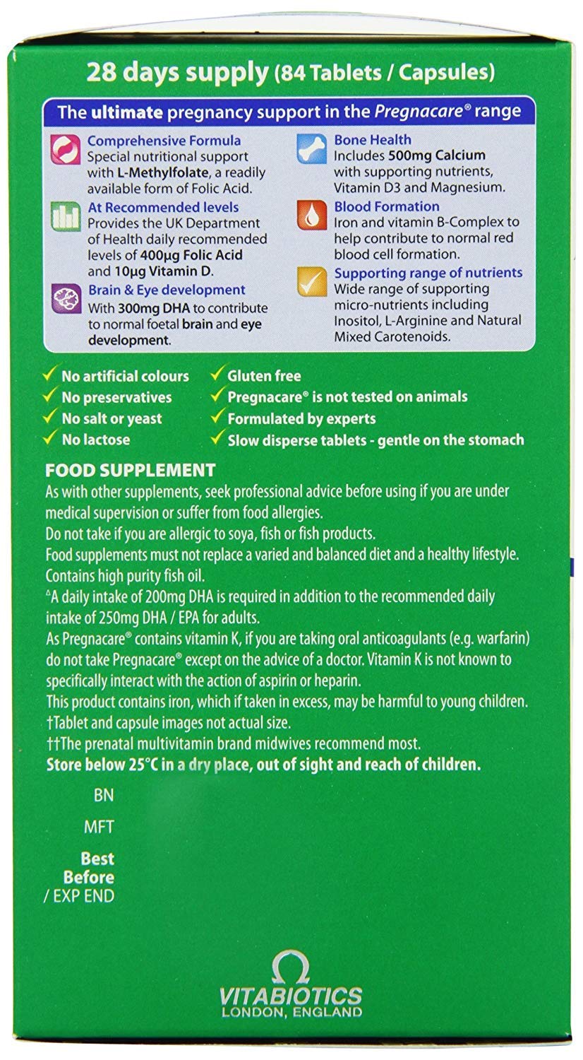 Pregnacare Max - Capsules & Tablets 28S+56S (Pack of 4)