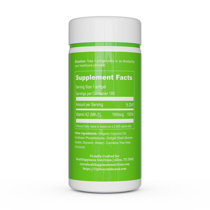 UpNourish Liposomal D3 K2 MK-7 – 365 Mini softgels with Organic Coconut Oil - 5000 IU 125 mcg Vitamin D3 and 100 mcg Vitamin k2 for Optimal Bone and Immune Health