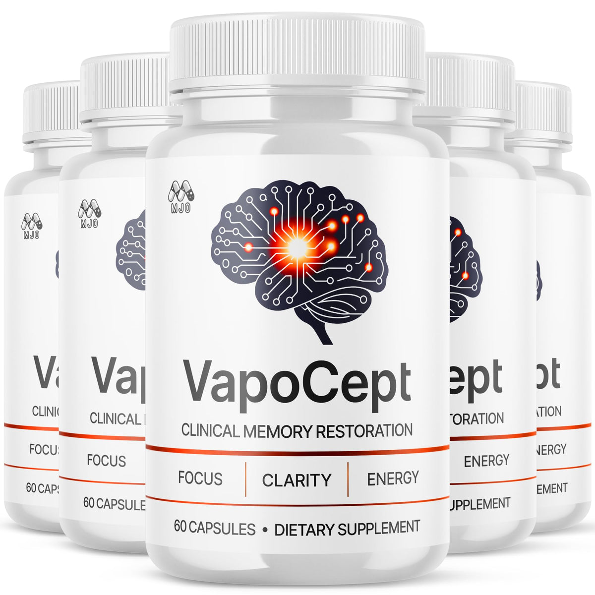 Vapocept Capsules, Brain Health Support Supplement Pill 2-Pack 120 Capsules