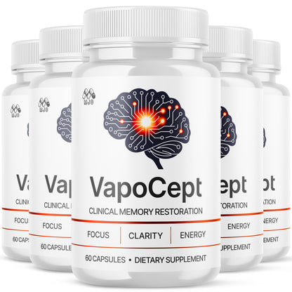 Vapocept Capsules, Brain Health Support Supplement Pill 2-Pack 120 Capsules