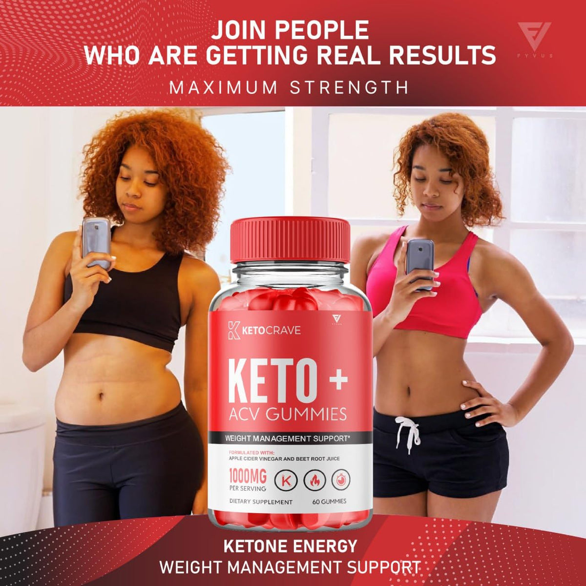 (3 Pack) Keto Crave ACV Gummies Kelly Clarkson, Ketocrave Keto + ACV Gummies