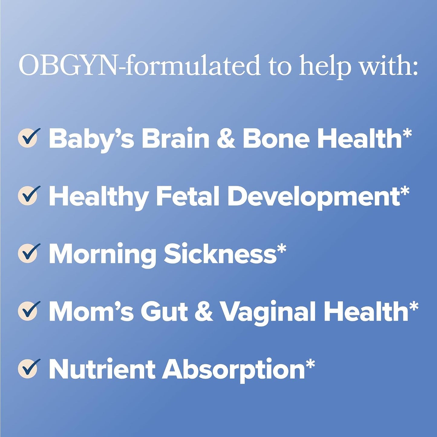 PREGGO Prenatal Vitamin + Probiotic with Folate & Choline – 30-Day Supply