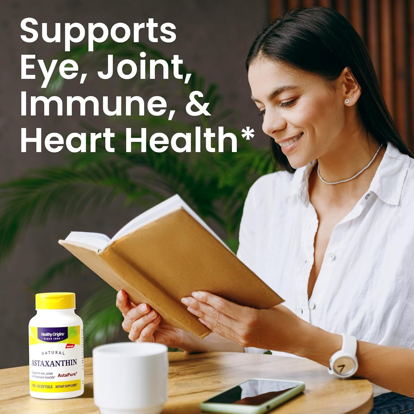 Healthy Origins Astaxanthin AstaPure 4 mg, 150 Softgels