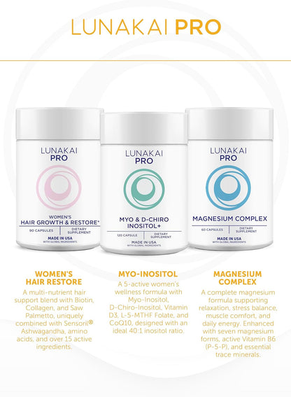 Lunakai L Methyl Folate 15mg Plus B2, B6 & Methyl B12 - Active 5-MTHF Form | USA Made, High Potency L-MethylFolate Supplement - Daily Brain, Mood & Energy Support, Non-GMO MTHFR, 60 ct