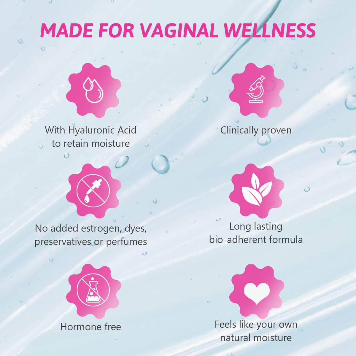 vetrue Vaginal Moisturizing Gel, pH-Balanced Formula with Hyaluronic Acid, Aloe Vera