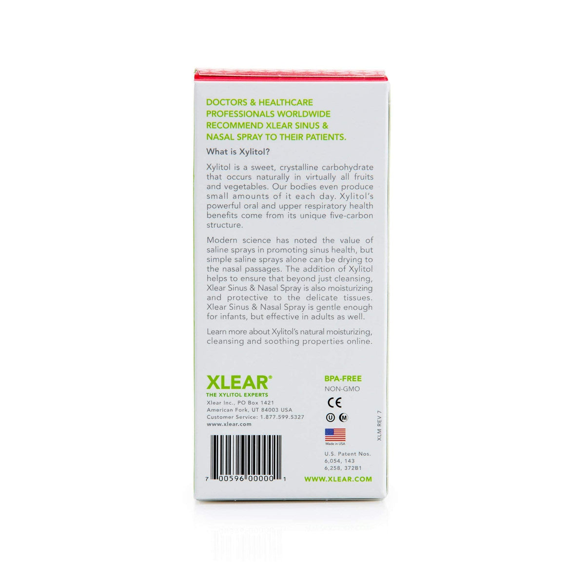 Xlear Natural Nasal Spray with Xylitol, 1.5 fl oz (Pack of 1)