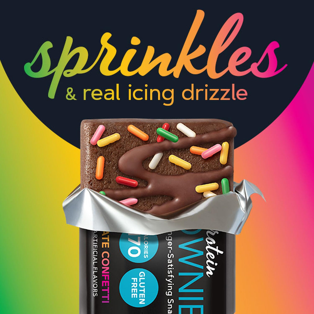 GNC Total Lean Protein Brownie - Chocolate Confetti (12 Brownies)