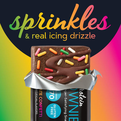 GNC Total Lean Protein Brownie - Chocolate Confetti (12 Brownies)