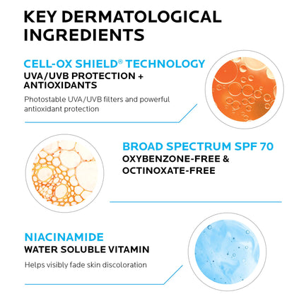 La Roche-Posay Anthelios UV Correct Sunscreen Moisturizer SPF 70, Daily