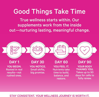 Pink Stork Organic Vitex, 1000 mg, 60 Vegan Capsules | Chaste Tree Berry, Plant-Based Support, Perimenopause & Hormonal Harmony, Supports Cycle Regularity & Hormone Balance