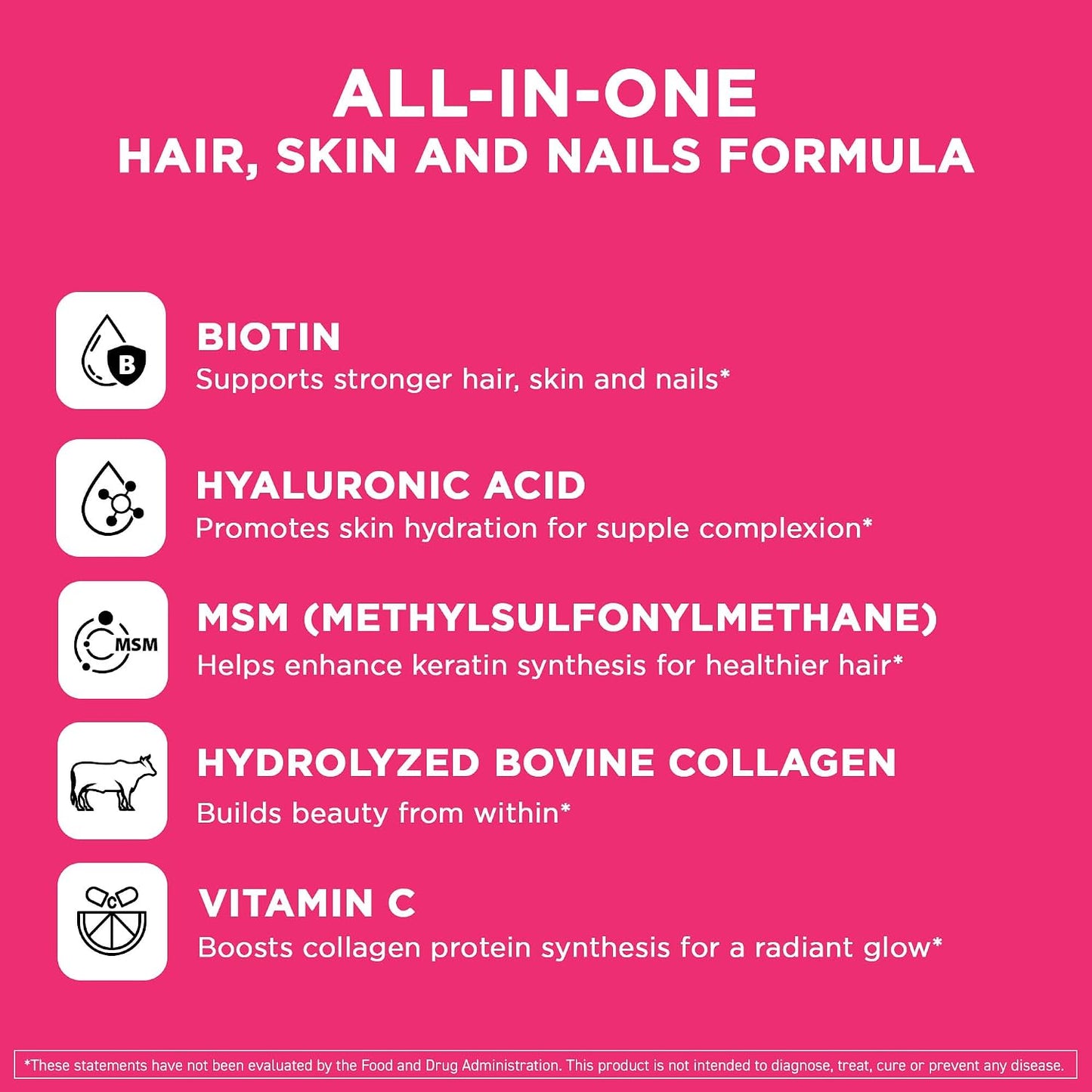Vital Vitamins Biotin Complex Capsules + NAD+ Supplement