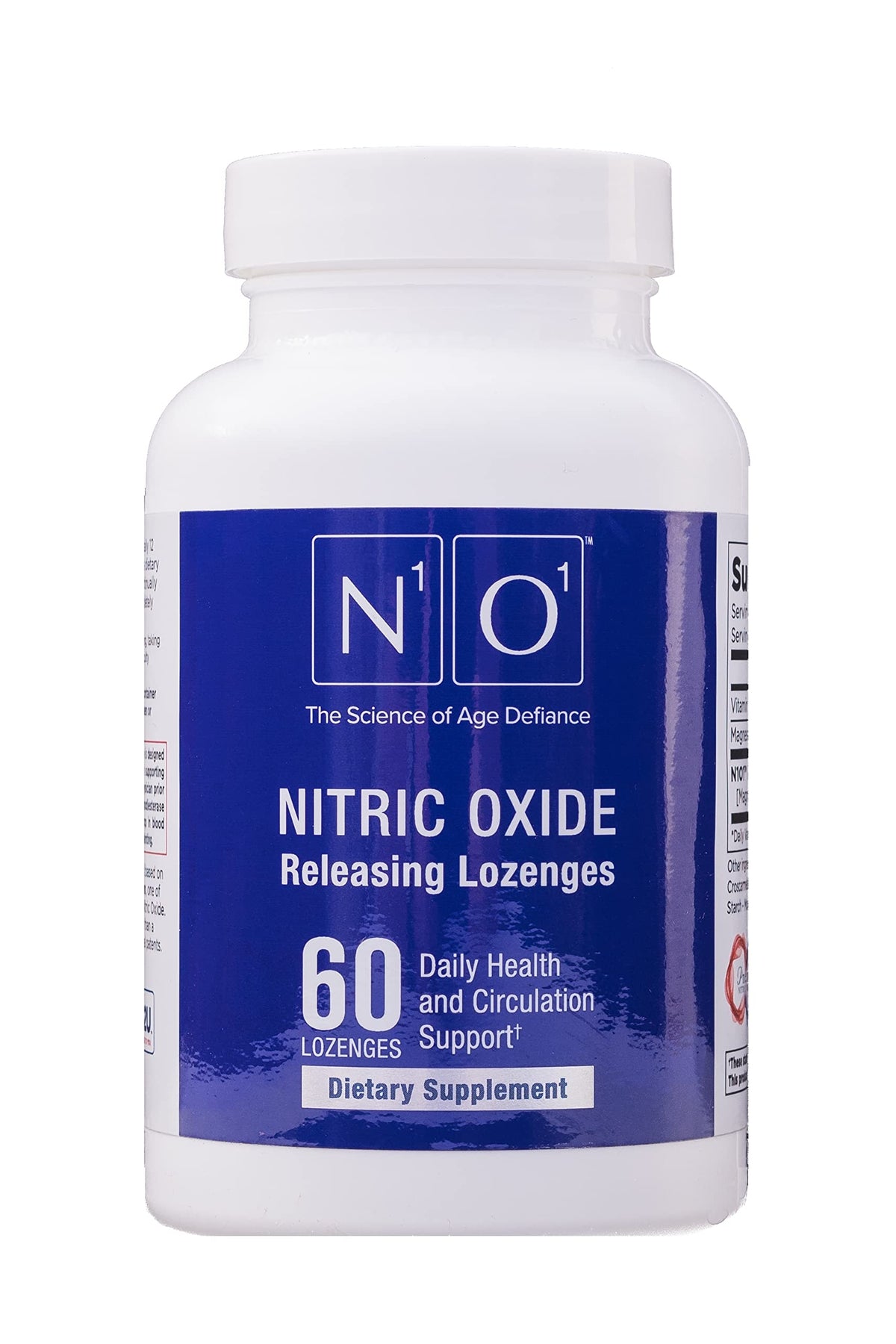 N1O1 Nitric Oxide Lozenges for Heart Health Support - Dietary Supplement