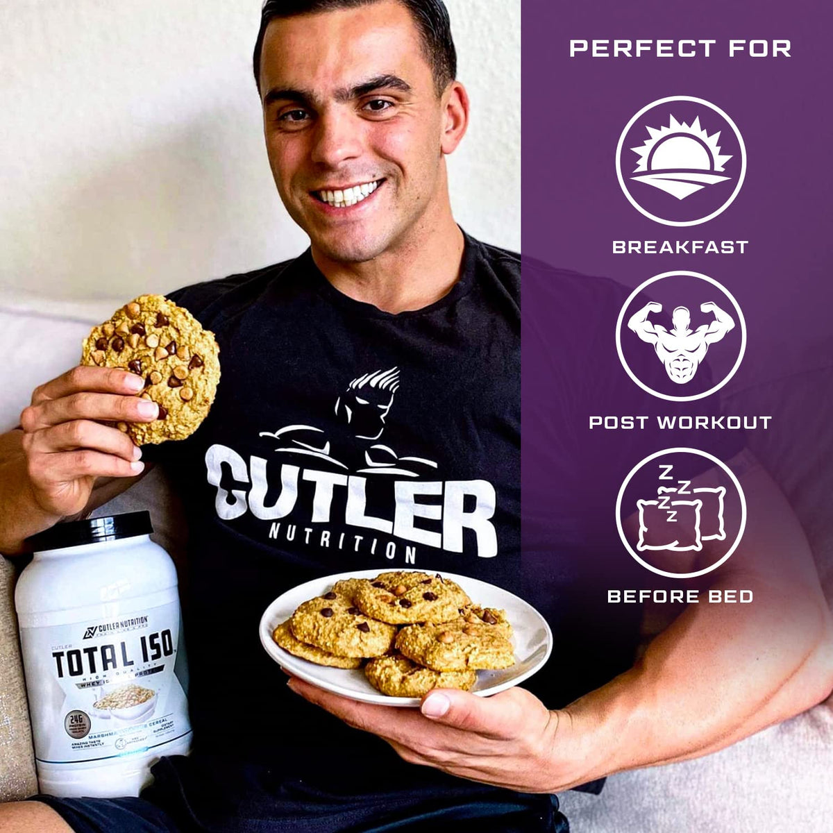 Total ISO Whey Isolate Protein Powder: Best Tasting Whey Protein Shake Featuring 100%
