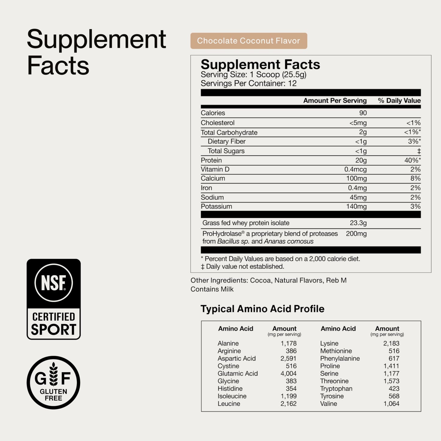 Momentous Essential Grass-Fed Whey Protein Powder - 20 g Whey Isolate Protein - NSF Certified for Sport - Gluten-Free - 25 Servings for Essential Everyday Use - Vanilla - Package May Vary